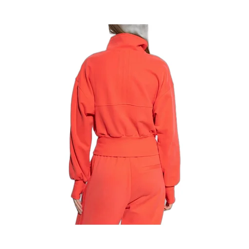 Cropped Zip-Up Sweatshirt