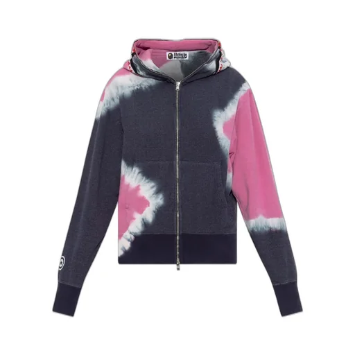 Tie-Dye Zip-Up Hoodie