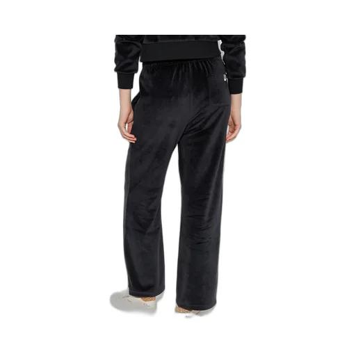 Velour Wide-Leg Pants