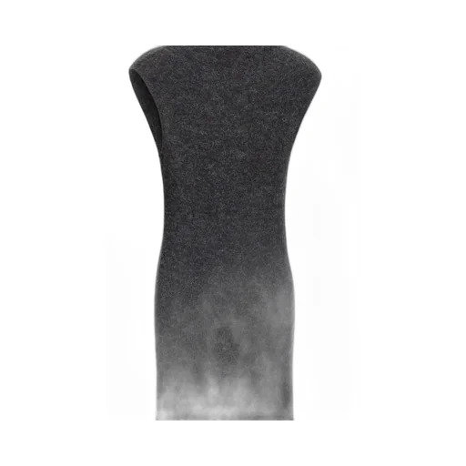 Sleeveless Turtleneck Maxi Dress