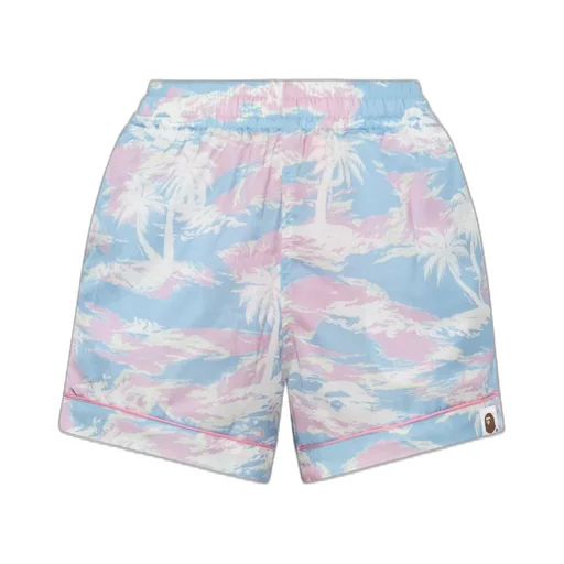 Palm Tree Print Swim Shorts