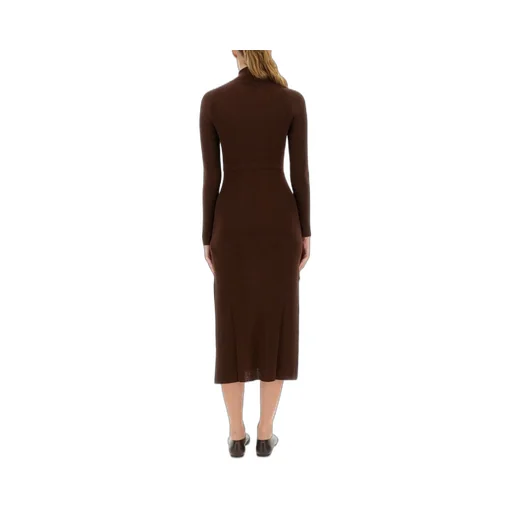 Ribbed Turtleneck Dress