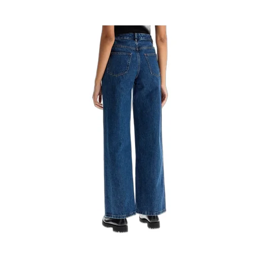 High-Waisted Wide-Leg Jeans