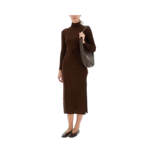 Ribbed Turtleneck Dress
