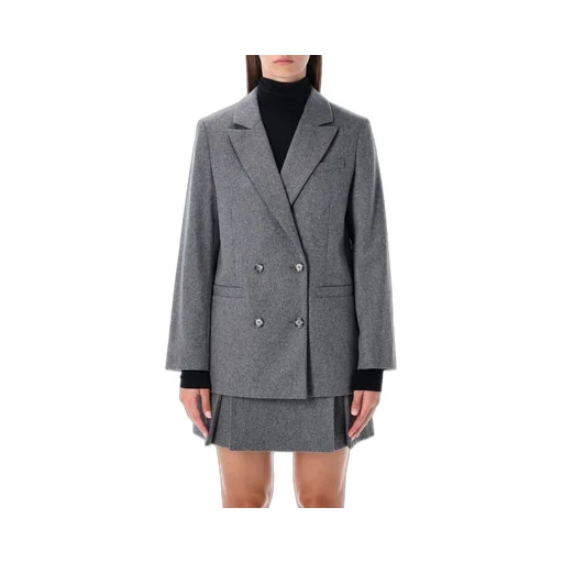 Double-Breasted Wool Blazer
