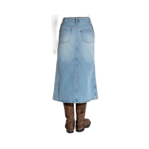 Denim Maxi Skirt
