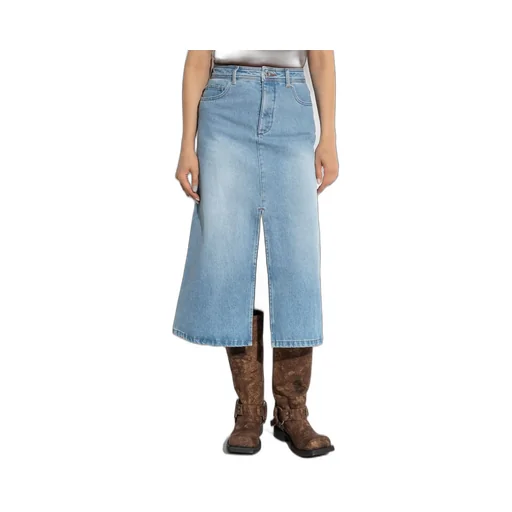 Denim Maxi Skirt