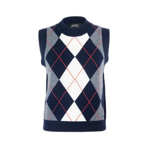 Argyle Knit Vest