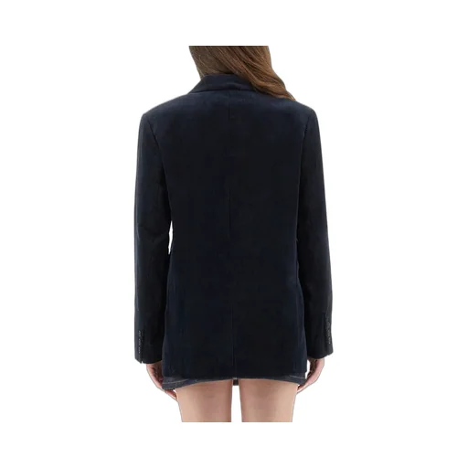 Double-Breasted Corduroy Blazer