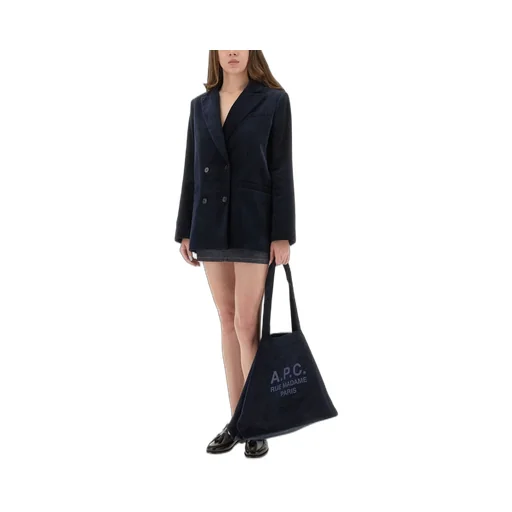 Double-Breasted Corduroy Blazer