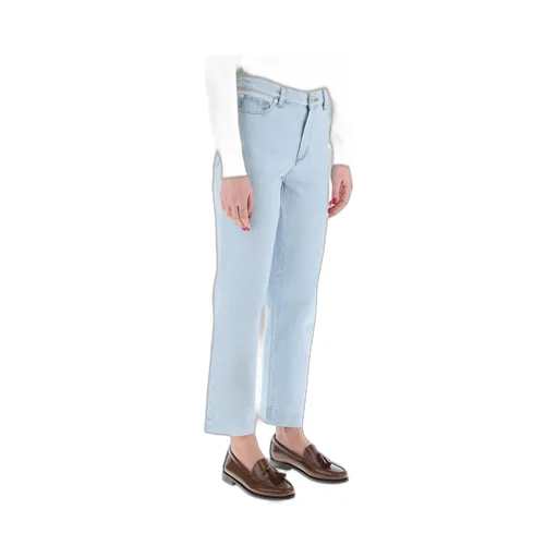 High-Rise Straight-Leg Jeans