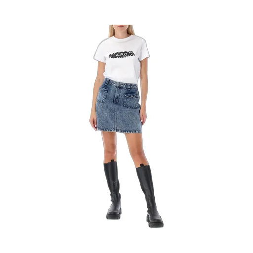 Denim Mini Skirt