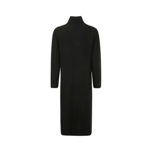 Ribbed Turtleneck Maxi Dress