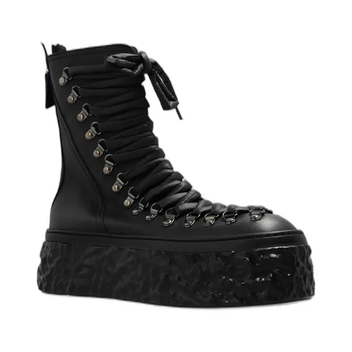 Platform Lace-Up Boots