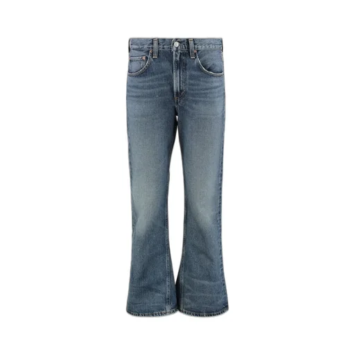 High-Waisted Flared Jeans
