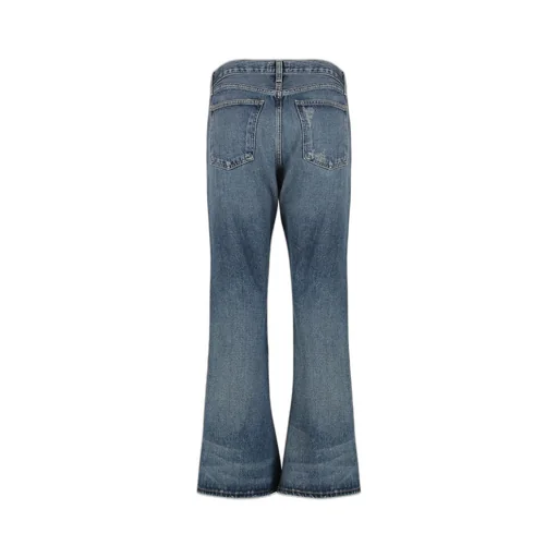 High-Waisted Flared Jeans