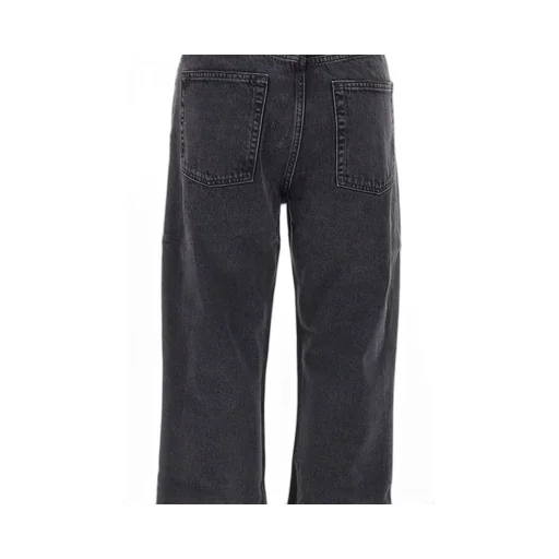 High-Waisted Straight Leg Jeans