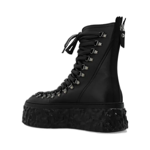 Platform Lace-Up Boots