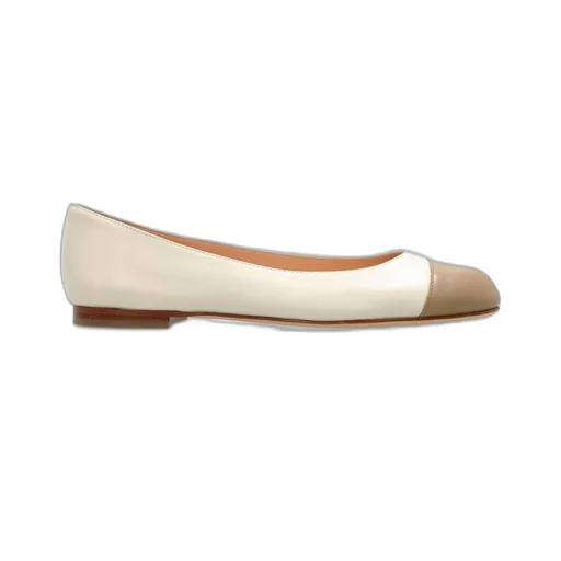 Cap Toe Ballet Flats