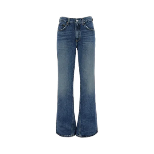 High-Waisted Flared Jeans
