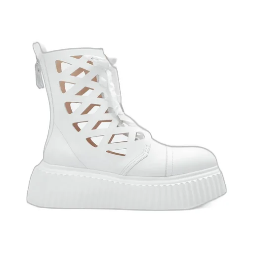 Platform Lace-Up Boots
