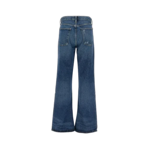 High-Waisted Flared Jeans
