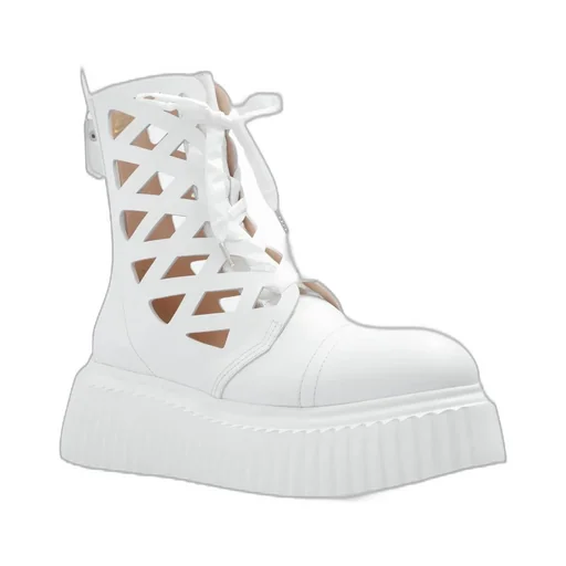 Platform Lace-Up Boots