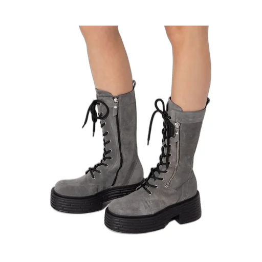 Platform Combat Boots