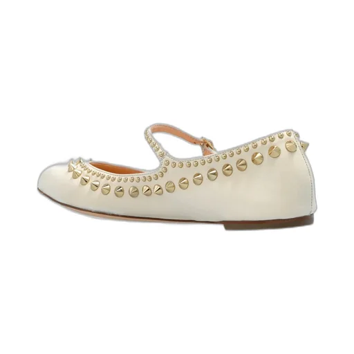 Mary Jane Flats With Studs