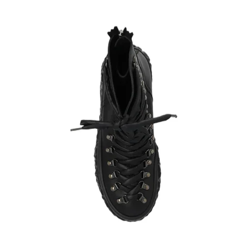 Platform Lace-Up Boots