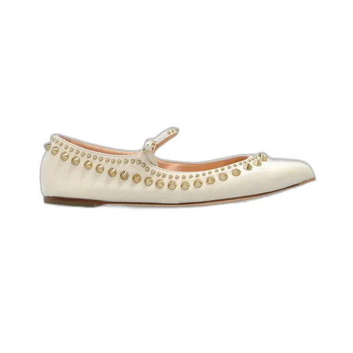 Mary Jane Flats With Studs