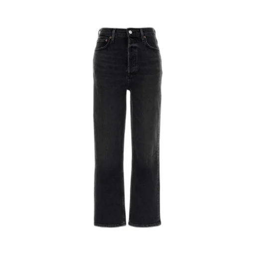 High-Rise Straight Leg Jeans