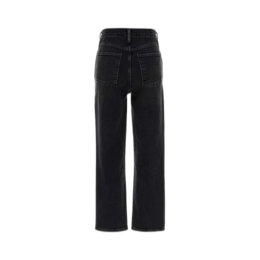 High-Rise Straight Leg Jeans
