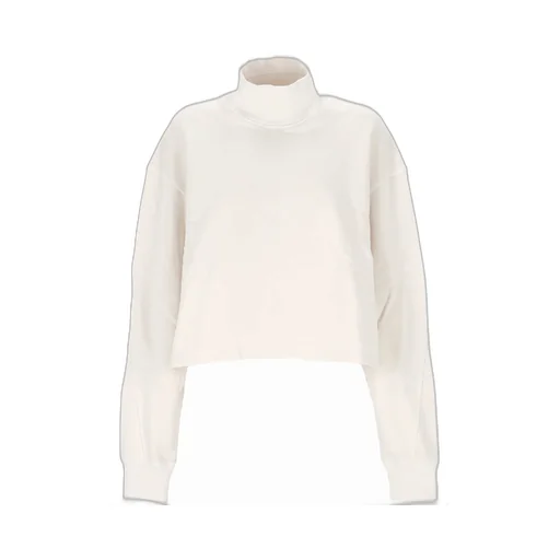 Cropped Mock Neck Sweatshirt