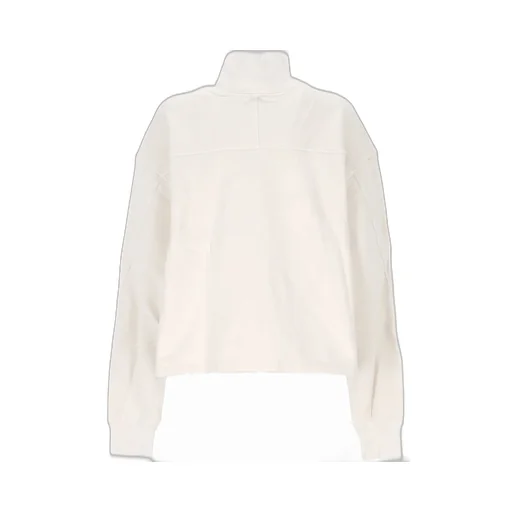 Cropped Mock Neck Sweatshirt