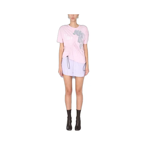 T-Shirt With Drawstring Detail