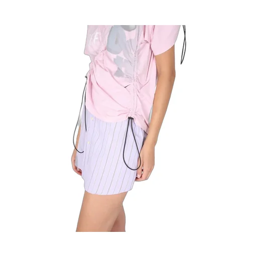 T-Shirt With Drawstring Detail