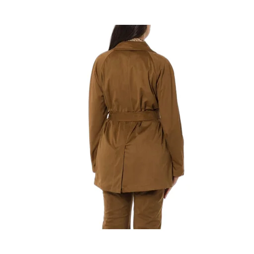 Double-Breasted Trench Coat With Belt