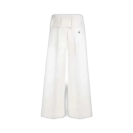 Belted Wide-Leg Trousers