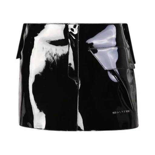 Patent Leather Mini Skirt