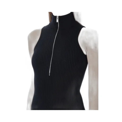Ribbed Knit Mini Dress