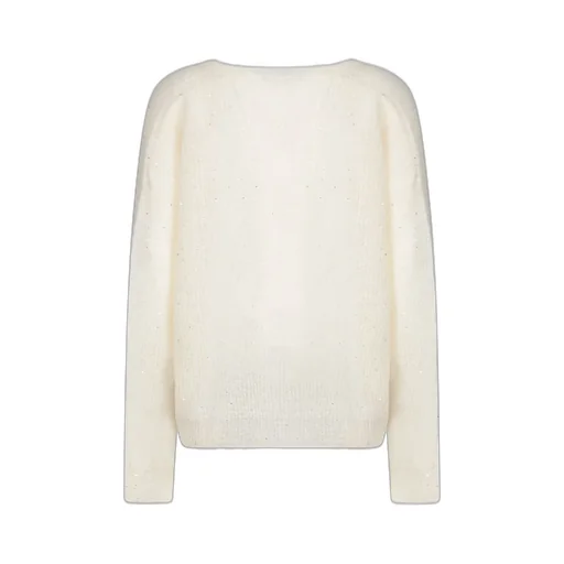 V-Neck Sequin Sweater
