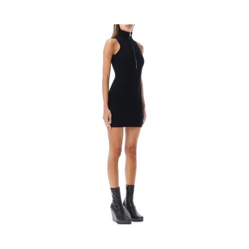 Ribbed Knit Mini Dress