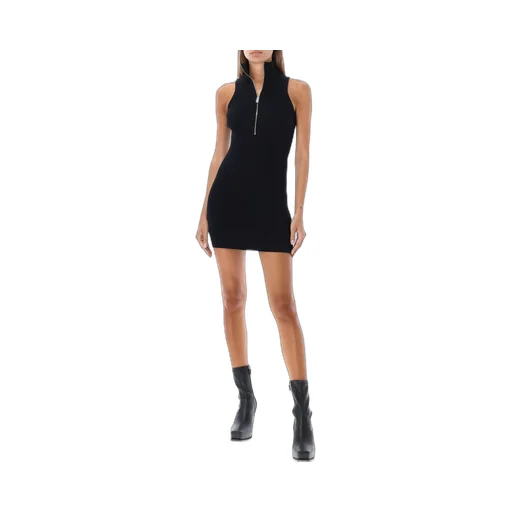 Ribbed Knit Mini Dress