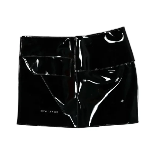 Patent Leather Mini Skirt