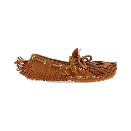 Mocassins With Fringes And Bow