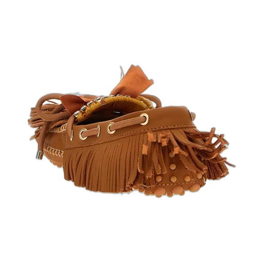 Mocassins With Fringes And Bow