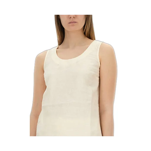 Sleeveless Linen Top