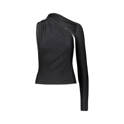 One-Shoulder Draped Top
