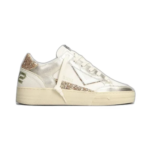Low-Top Sneakers With Glitter Details